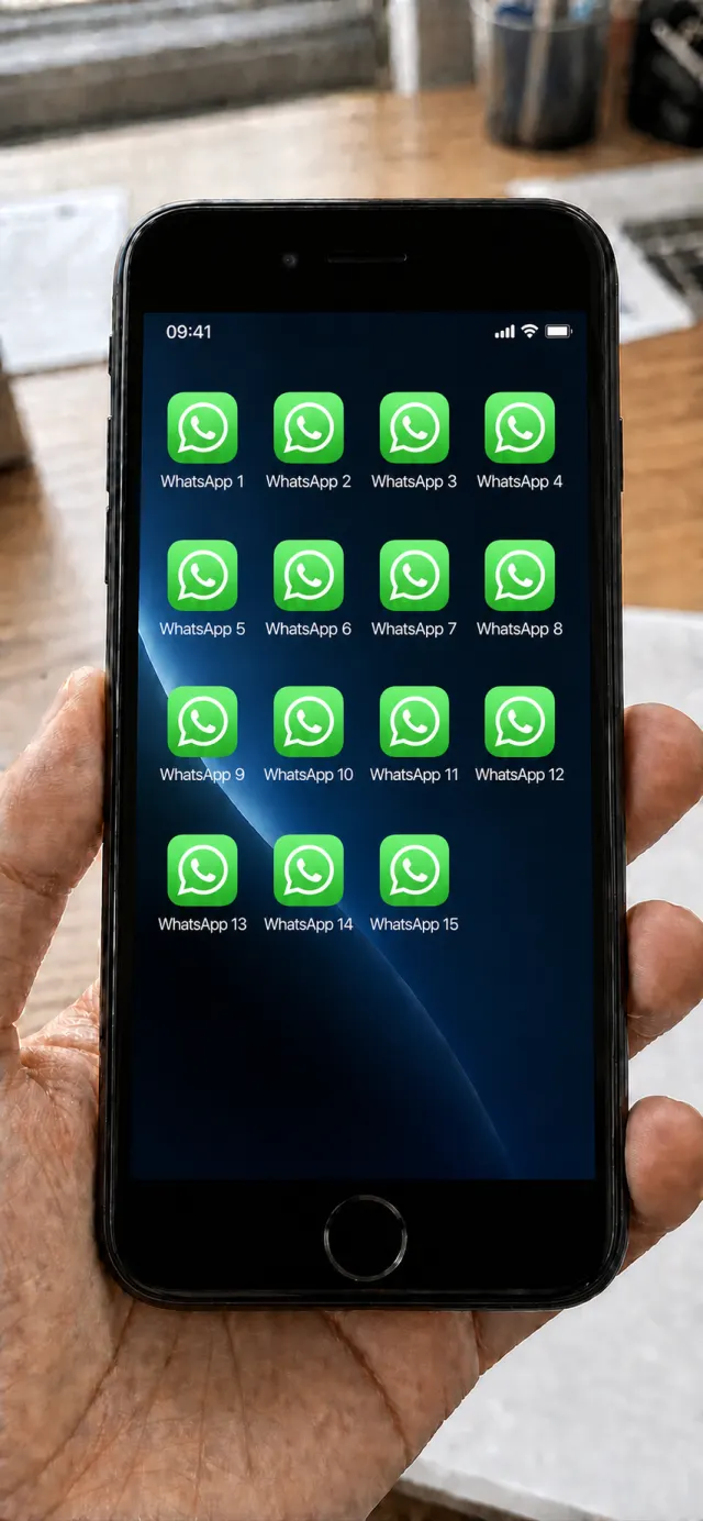 WhatsApp หลายบัญชีในไอโฟนเครื่องเดียว